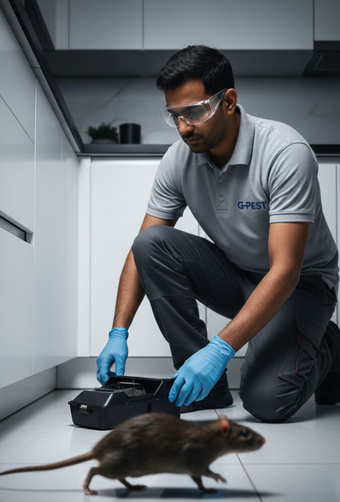 Our Rodent Control Service eliminates rats using safe traps and advanced techniques, ensuring a clean and hygienic environment.