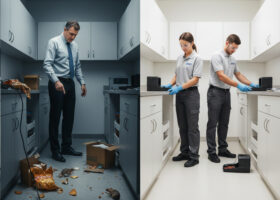 Safe and odourless cockroach control for homes & kitchens in Vizag & Vijayawada. G-Pest provides gel & spray treatment with long-term relief.